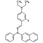 CAS#: 94089-10-8， N,N-Diethyl-3-fluoro-4-{(E)-[2-naphthyl(phenyl)hydrazono]methyl}aniline