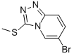 结构式 CAS# 941294-56-0, 6-溴-3-(甲硫基)-1,2,4-三唑并[4,3-a]吡啶