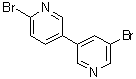 结构式 CAS# 942206-15-7, 5,6'-二溴-3,3'-联吡啶