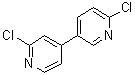 structure of CAS# 942206-22-6, 2',6-Dichloro-3,4'-bipyridine;[942206-22-6];6,2'-Dichloro-[3,4']bipyridine;6,2'-DICHLORO-[3,4']-BIPYRIDINE