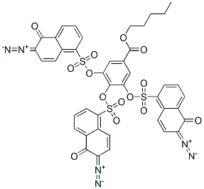 CAS#: 94277-86-8， Pentyl 3,4,5-Tris[[(6-Diazo-5,6-Dihydro-5-Oxo-1-Naphthyl)Sulphonyl]Oxy]Benzoate