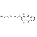 CAS#: 94313-79-8， 1,4-dihydroxy-2-[3-(2-methoxyethoxy)propylamino]anthracene-9,10-dione