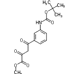 CAS#: 943641-43-8， Methyl 4-[3-({[(2-methyl-2-propanyl)oxy]carbonyl}amino)phenyl]-2,4-dioxobutanoate