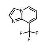 结构式 CAS# 944580-98-7, 8-(三氟甲基)咪唑并[1,2-a]吡啶