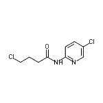 structure of CAS# 944582-93-8, 4-Chloro-N-(5-chloro-2-pyridinyl)butanamide;4-chloro-N-(5-chloro(2-pyridyl))butanamide;4-Chloro-N-(5-chloro-2-pyridinyl)butanamide;4-chloro-N-(5-chloropyridin-2-yl)butanamide
