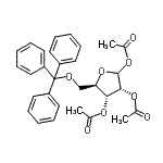 CAS#: 94482-37-8， [(3R,4R,5R)-3,4-diacetoxy-5-(trityloxymethyl)tetrahydrofuran-2-yl] acetate