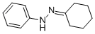 structure of CAS# 946-82-7, Cyclohexanone 2-Phenylhydrazone;(Cyclohexylideneamino)-Phenyl-Amine;Fr-2353;Sbb008635
