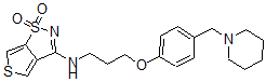 CAS#: 94662-39-2， N-(4-(3-(1-Piperidinylmethyl)Phenoxy)Propyl)Thieno[3,4-d]Isothiazol-3-Amine 1,1,-Dioxide