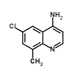 CAS 登录号：948293-08-1， 6-氯-8-甲基-4-喹啉胺