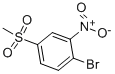structure of CAS# 94832-06-1, 1-Bromo-4-(Methylsulfonyl)-2-Nitro-Benzene