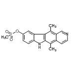 CAS#: 94944-78-2， (5,11-dimethyl-6H-pyrido[3,4-h]carbazol-9-yl) methanesulfonate