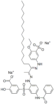 CAS#: 95008-86-9， Sodium 5-[[5-(Benzoylamino)-2-[[2-[(4-Ethoxy-3-Sulphophenyl)Hydrazono]-1-Methylnonadecylidene]Hydrazino]Phenyl]Sulphonyl]Salicylate