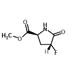 CAS#: 95048-75-2， Methyl (4R)-4-fluoro-5-oxo-L-prolinate