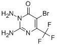 结构式 CAS# 95095-46-8, 2,3-二氨基-5-溴-6-(三氟甲基)-4(3H)-嘧啶酮