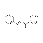 structure of CAS# 952-53-4, Phenyl[(E)-phenyldiazenyl]methanone;1-Benzoyl-2-phenyldiazene;MFCD09864969;phenyl phenyldiazenyl ketone