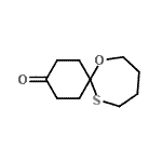 CAS 登录号：954236-23-8， 7-氧杂-12-硫杂螺[5.6]十二烷-3-酮