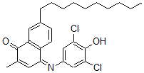 CAS 登录号：95576-32-2， 7-癸基-4-(3,5-二氯-4-羟基苯基)亚氨-2-甲基萘-1-酮