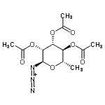 CAS#: 95580-90-8， (2R,3R,4R,5S,6S)-2-Azido-6-methyltetrahydro-2H-pyran-3,4,5-triyl triacetate
