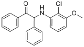 CAS#: 95743-17-2， 2-(2-Chloro-m-Anisidino)-2-Phenyl-Acetophenone