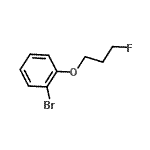 structure of CAS# 958454-22-3, 1-Bromo-2-(3-fluoropropoxy)benzene;1-Bromo-2-(3-fluoropropoxy)benzene;1-Bromo-2-(3-fluoro-propoxy)-benzene;MFCD11036115