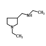 结构式 CAS# 959239-18-0, N-[(1-乙基-3-吡咯烷基)甲基]乙胺