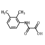 structure of CAS# 959241-06-6, [(2,3-Dimethylphenyl)amino](oxo)acetic acid;[(2,3-dimethylphenyl)amino](oxo)aceticacid;acetic acid, [(2,3-dimethylphenyl)amino]oxo-;N-(2,3-dimethylphenyl)methanecarboxylic acid
