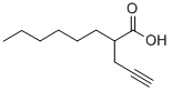 structure of CAS# 96017-59-3, 2-N-Hexyl-4-Pentynoic Acid;2-Hexylpent-4-Ynoic Acid