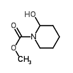 CAS 登录号：96133-49-2， 甲基2-羟基-1-哌啶羧酸酯