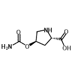 CAS 登录号：96314-74-8， (4R)-4-(氨基甲酰氧基)-L-脯氨酸