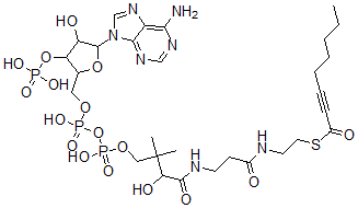 CAS#: 96448-59-8， 2-Octynoyl-Coenzyme A