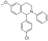 CAS#: 96719-61-8， Isoquinoline, 1,2,3,4-Tetrahydro-1-(4-Chlorophenyl)-6-Methoxy-2-Phenyl -