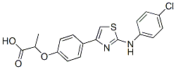 CAS#: 96928-30-2， 2-[4-[2-[(4-Chlorophenyl)Amino]-1,3-Thiazol-4-Yl]Phenoxy]Propanoic Acid