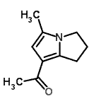 CAS#: 97073-06-8， 1-(5-Methyl-2,3-dihydro-1H-pyrrolizin-7-yl)ethanone