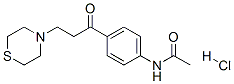 CAS 登录号：97111-13-2， N-[4-(2-硫代吗啉-4-基丙酰基)苯基]乙酰胺盐酸盐