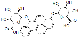 CAS#: 97287-75-7， (2S,3S,4S,5R)-6-[3-[(2S,3R,4S,5S,6S)-6-Carboxy-3,4,5-Trihydroxyoxan-2-Yl]Oxybenzo[b]Pyren-6-Yl]Oxy-3,4,5-Trihydroxyoxane-2-Carboxylic Acid