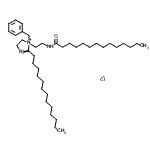 CAS#: 97337-77-4， N-[2-(1-benzyl-2-tridecyl-4,5-dihydroimidazol-1-ium-1-yl)ethyl]tetradecanamide chloride