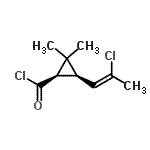 CAS#: 97372-55-9， (1R,3S)-3-[(1Z)-2-Chloro-1-propen-1-yl]-2,2-dimethylcyclopropanecarbonyl chloride