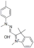 CAS 登录号：97403-89-9， 1,3,3-三甲基-2-[[甲基(对甲苯基)亚肼基]甲基]-3H-吲哚鎓氢氧化物