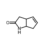 structure of CAS# 97426-82-9, 3,3a,6,6a-Tetrahydrocyclopenta[b]pyrrol-2(1H)-one