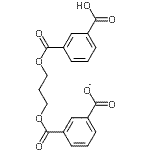 CAS#: 97552-48-2， 3-({3-[(3-Carboxybenzoyl)oxy]propoxy}carbonyl)benzoate