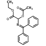 CAS 登录号：97611-55-7， 乙基乙酰氧基[(二苯基亚甲基)氨基]乙酸酯