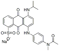 CAS#: 97635-59-1， Sodium  8-[[4-(Acetylmethylamino)Phenyl]Amino]-9,10-Dihydro-5-[(1-Methylethyl)Amino]-9,10-Dioxoanthracene-1-Sulphonate