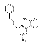 CAS#: 98247-77-9， 2-[4-amino-6-(phenethylamino)-1,3,5-triazin-2-yl]phenol