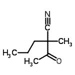 CAS 登录号：98425-95-7， 2-乙酰基-2-甲基戊腈
