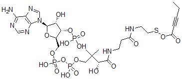 CAS#: 98482-18-9， 2-Pentynoyl-Coenzyme A