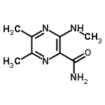 CAS#: 98490-29-0， 5,6-Dimethyl-3-(methylamino)-2-pyrazinecarboxamide