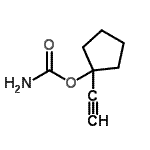CAS 登录号：98593-32-9， 1-乙炔基环戊基氨基甲酸酯