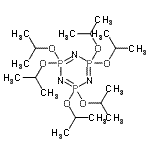 CAS 登录号：986-10-7， 2,2,4,4,6,6-己异丙氧基-1,3,5,2lambda<sup>5</sup>,4lambda<sup>5</sup>,6lambda<sup>5</sup>-三氮杂三膦杂环己三烯