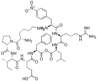 CAS#: 98751-93-0， Lysyl-Prolyl-Isoleucyl-Glutamyl-Phenylalanyl-4-Nitrophenylalanyl-Arginyl-Leucine