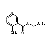 structure of CAS# 98832-79-2, Ethyl 4-methyl-3-pyridazinecarboxylate;ethyl 4-methylpyridazine-3-carboxylate